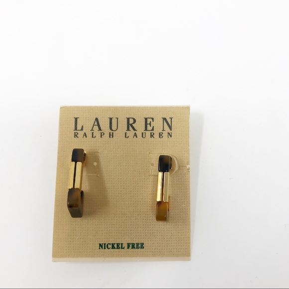 Lauren Ralph Lauren Jewelry - Ralph Lauren tortoise gold earrings